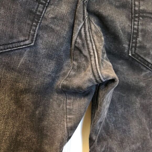 Levi's 511 Men's Black Denim Jeans 33 x 32 Re-enforced Crotch Straight Zipper - Picture 12 of 16